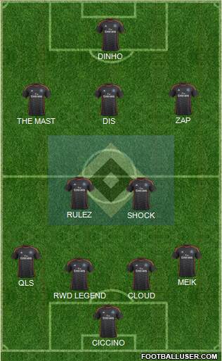 Hamburger SV Formation 2015