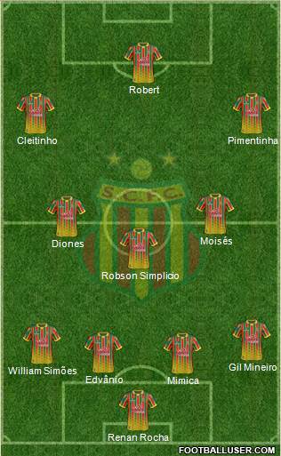 Sampaio Corrêa FC Formation 2015