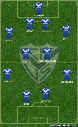 Vélez Sarsfield Formation 2015