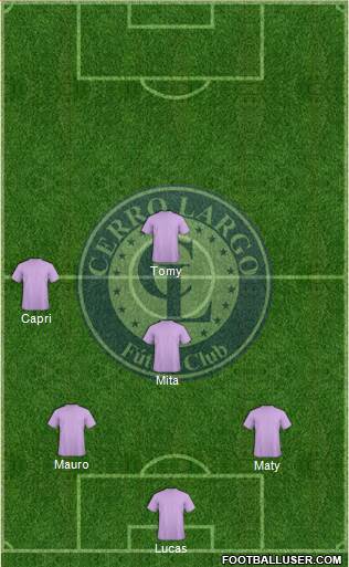 Cerro Largo Fútbol Club Formation 2015