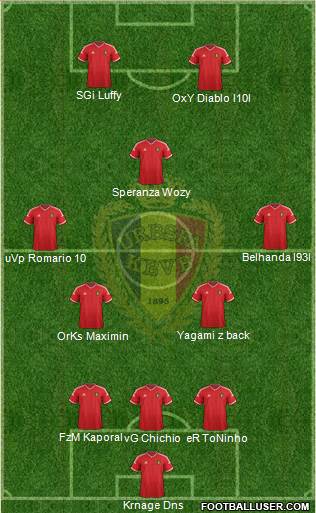 Belgium Formation 2015