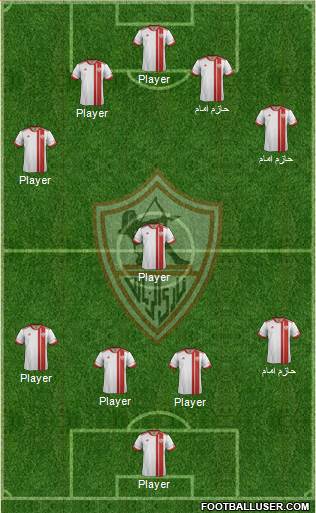 Zamalek Sporting Club Formation 2015