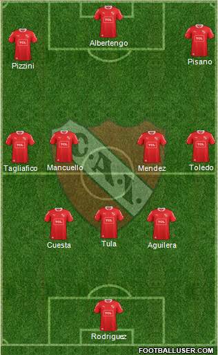 Independiente Formation 2015