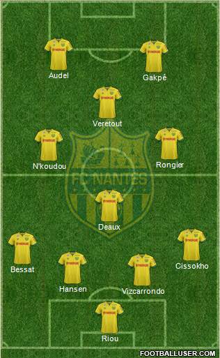 FC Nantes Formation 2015