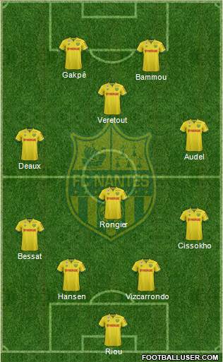 FC Nantes Formation 2015
