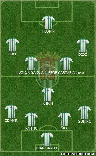 Córdoba C.F., S.A.D. Formation 2015