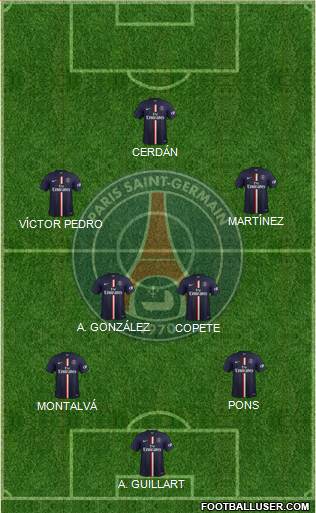 Paris Saint-Germain Formation 2015