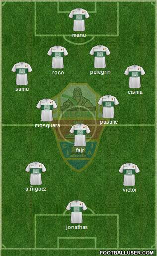 Elche C.F., S.A.D. Formation 2015