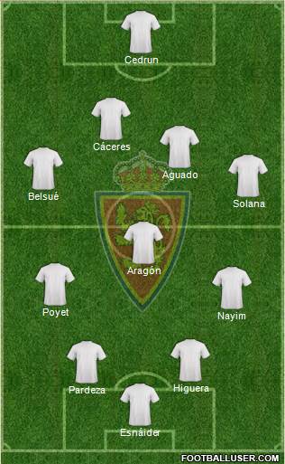 R. Zaragoza S.A.D. Formation 2015