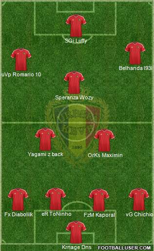 Belgium Formation 2015