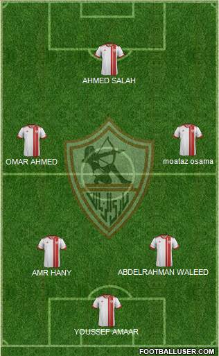 Zamalek Sporting Club Formation 2015
