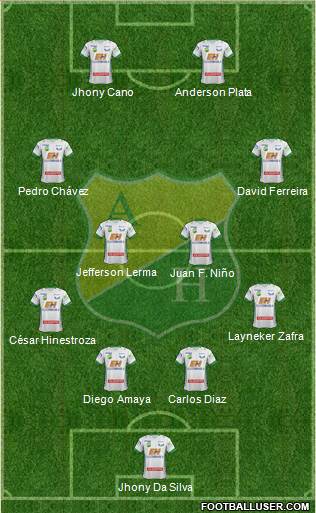 CD Atlético Huila Formation 2015