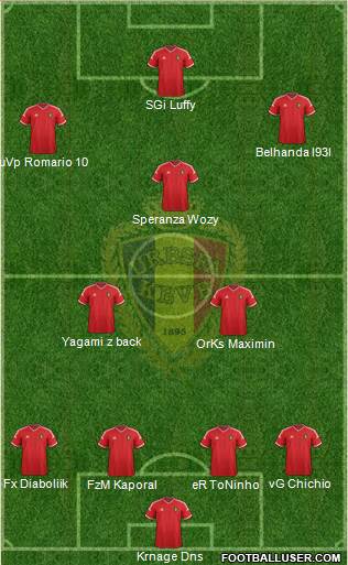Belgium Formation 2015