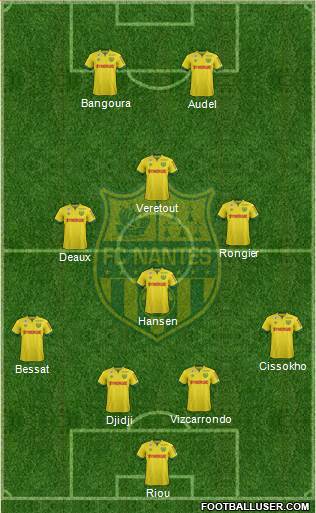 FC Nantes Formation 2015