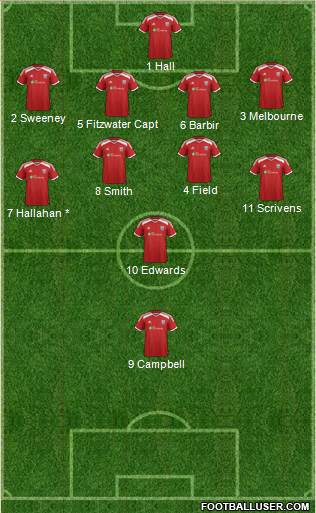 West Bromwich Albion Formation 2015