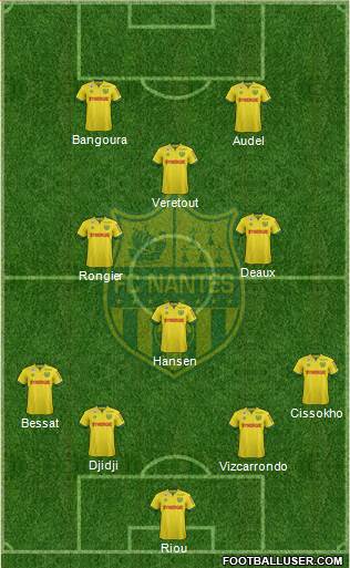 FC Nantes Formation 2015