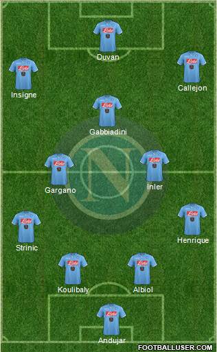 Napoli Formation 2015