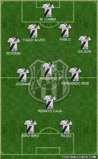 AA Ponte Preta Formation 2015