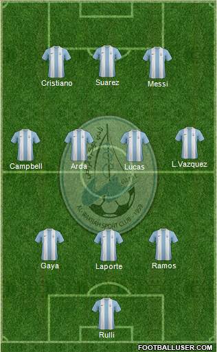 Al-Wakra Sports Club Formation 2015