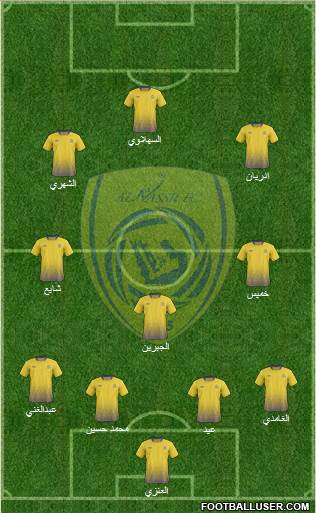 Al-Nassr (KSA) Formation 2015