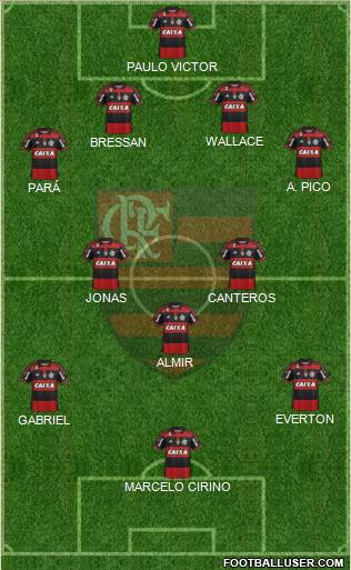 CR Flamengo Formation 2015