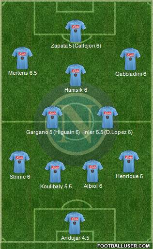 Napoli Formation 2015