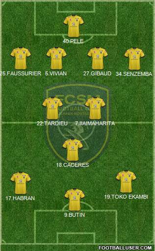 FC Sochaux-Montbéliard Formation 2015