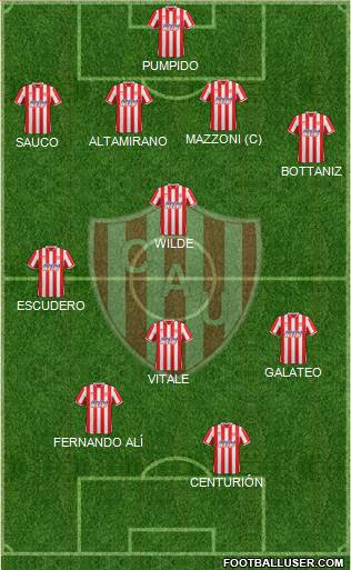 Unión de Santa Fe Formation 2015