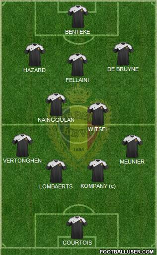 Belgium Formation 2015