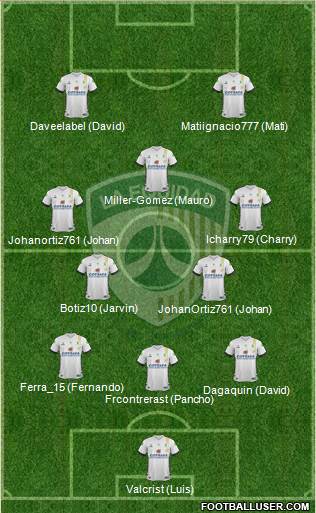 CD La Equidad Formation 2015