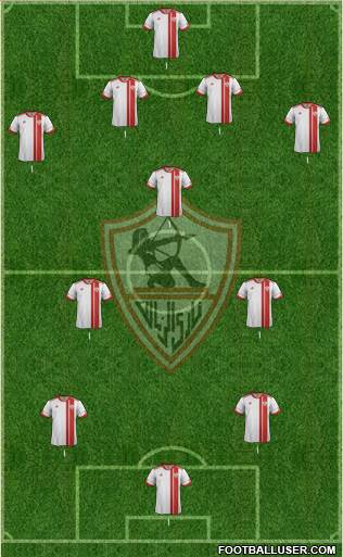 Zamalek Sporting Club Formation 2015