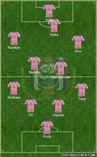 RSC Anderlecht Formation 2015