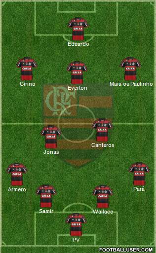 CR Flamengo Formation 2015