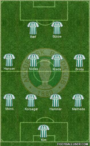 Akademisk Boldklub Formation 2015
