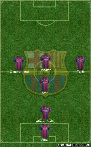 F.C. Barcelona Formation 2015