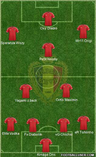 Belgium Formation 2015