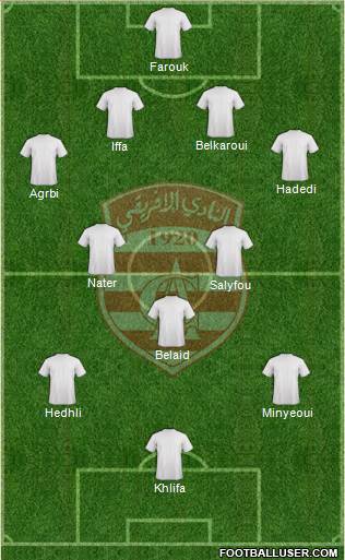 Club Africain Tunis Formation 2015
