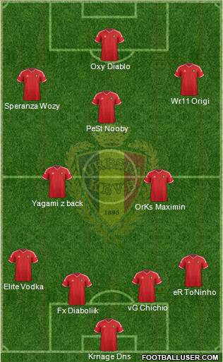 Belgium Formation 2015