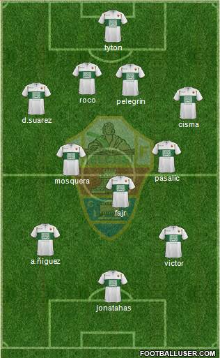 Elche C.F., S.A.D. Formation 2015