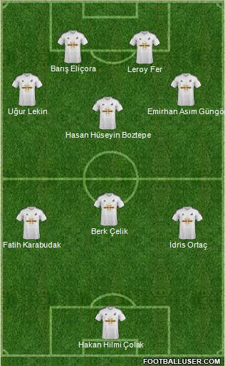 Swansea City Formation 2015
