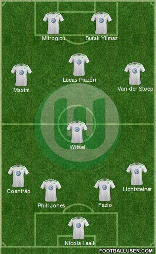 VfL Wolfsburg Formation 2015
