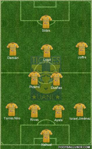 Club Universitario de Nuevo León Formation 2015