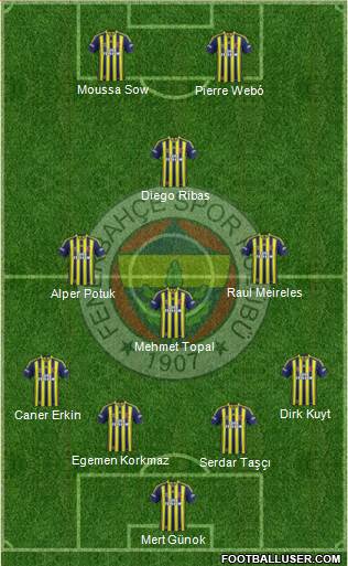 Fenerbahçe SK Formation 2015