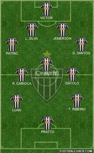 C Atlético Mineiro Formation 2015