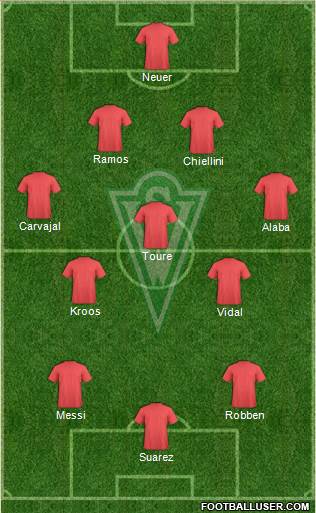 CD Santiago Wanderers S.A.D.P. Formation 2015