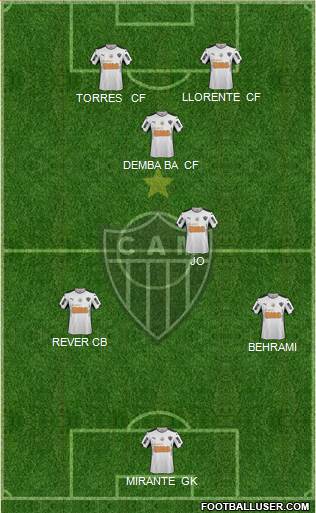 C Atlético Mineiro Formation 2015