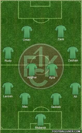 1.FC Kaiserslautern Formation 2015