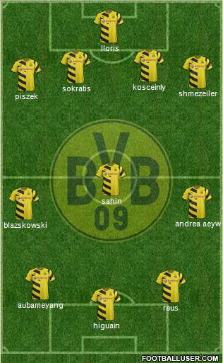Borussia Dortmund Formation 2015