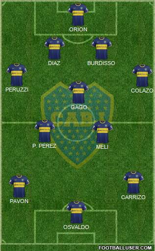Boca Juniors Formation 2015