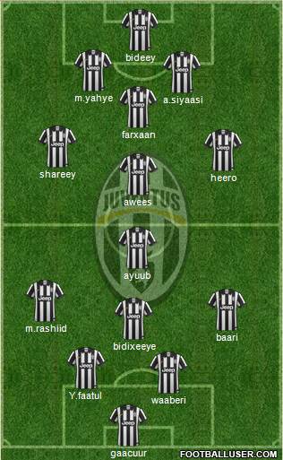 Juventus Formation 2015
